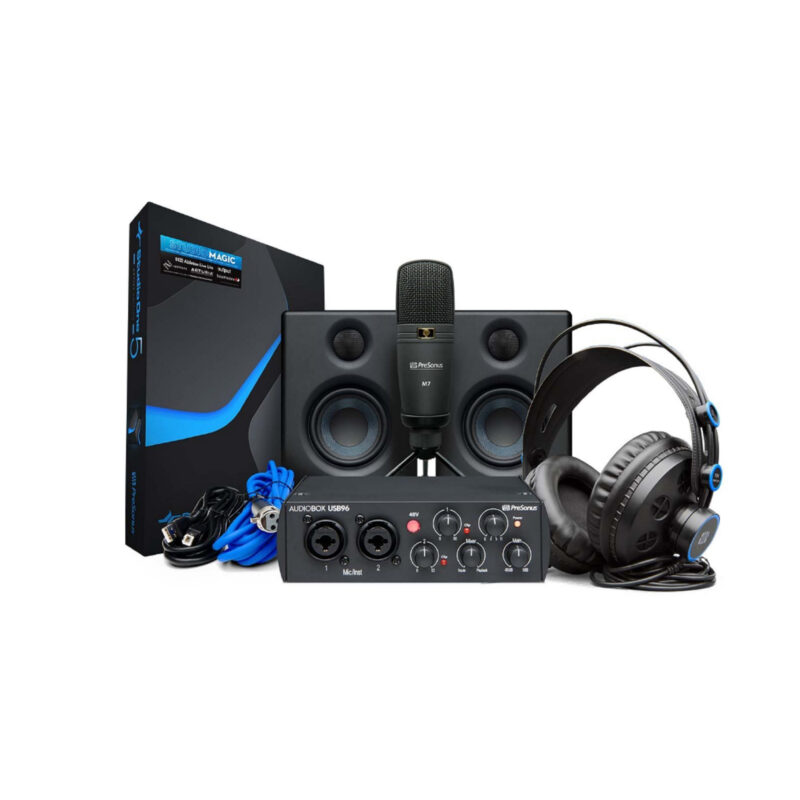 PreSonus ATOM Producer Lab Complete Production Kit with Microphone & Headphones Deluxe Bundle 