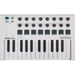 Arturia MiniLab MkII Portable USB-MIDI Controller (White)