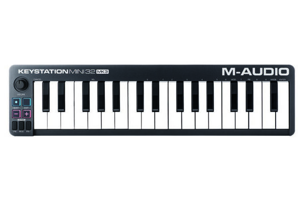 M-Audio Keystation Mini 32 MK3 Ultra Portable Mini USB MIDI Keyboard Controller