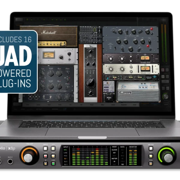 Universal Audio Apollo x8p 16x22 Thunderbolt 3 Audio Interface with UAD DSP