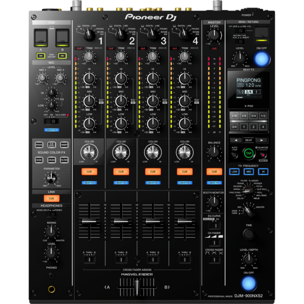 Pioneer DJ DJM-900NXS2 4-channel DJ Mixer with Effects