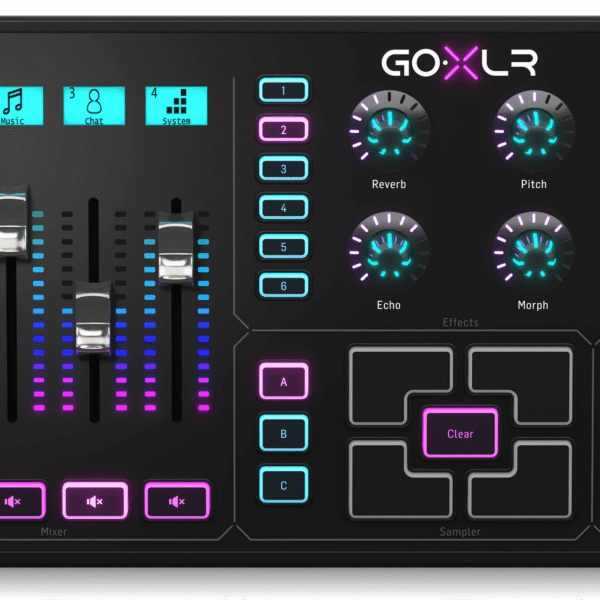 TC-Helicon GoXLR 4-channel USB Streaming Mixer with Voice FX and Sampler