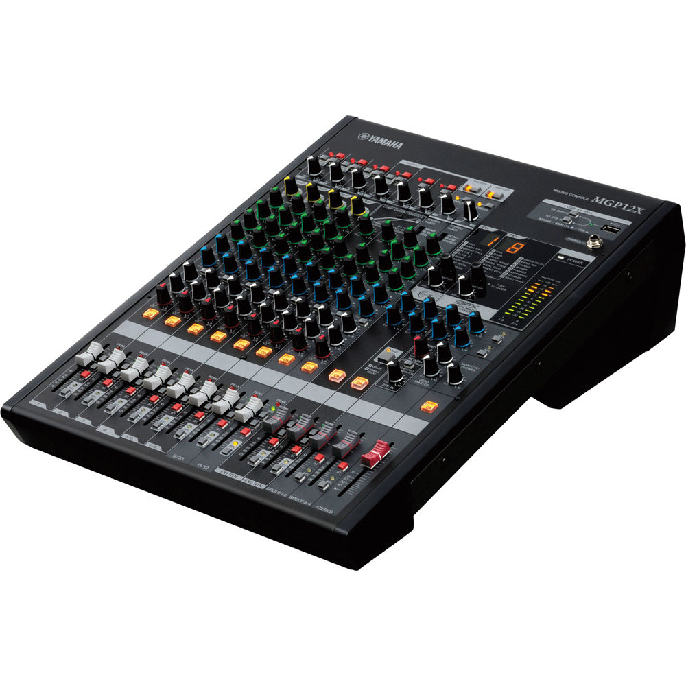 Yamaha MGP12X 12 Channel Premium Mixing Console (Black) - Audio