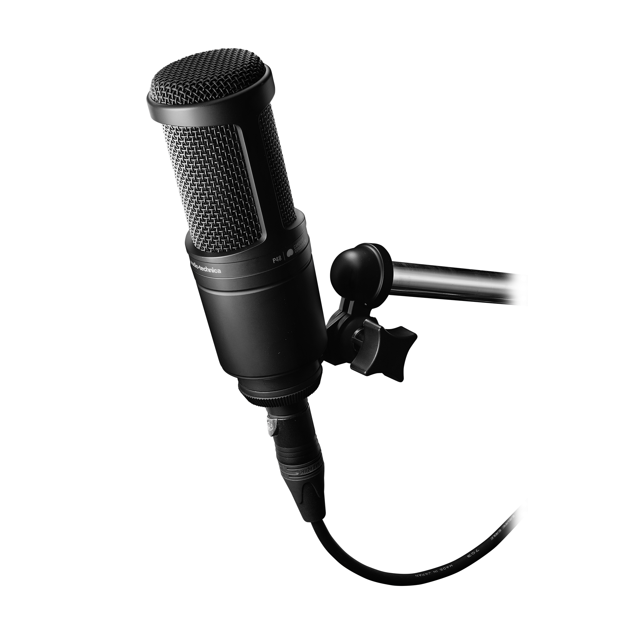 AudioTechnica at2020 microphone for podcasting