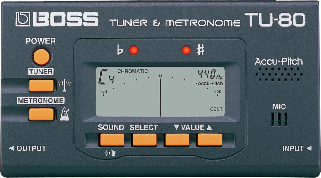 Boss TU-80 Tuner/Metronome