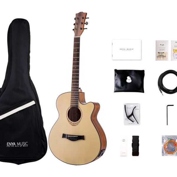 Enya Amari 408C Semi Acoustic Guitar
