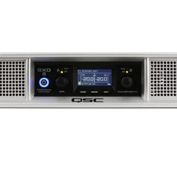 QSC GXD 8 1200W 2-channel Power Amplifier