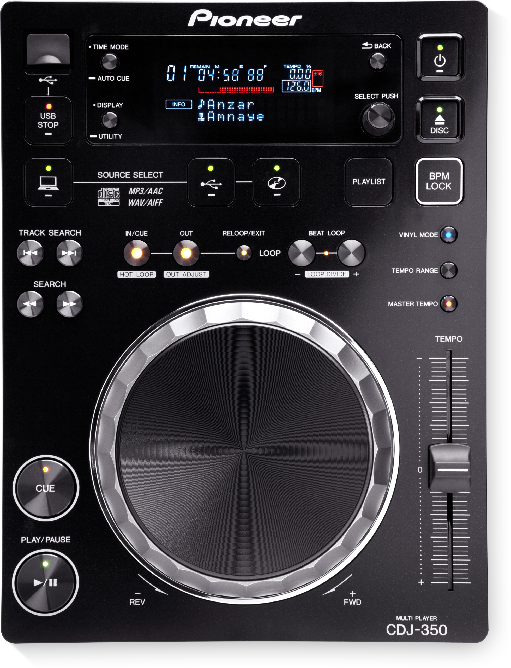 Pioneer DJ CDJ-350 Media Player - Audio Shop Nepal