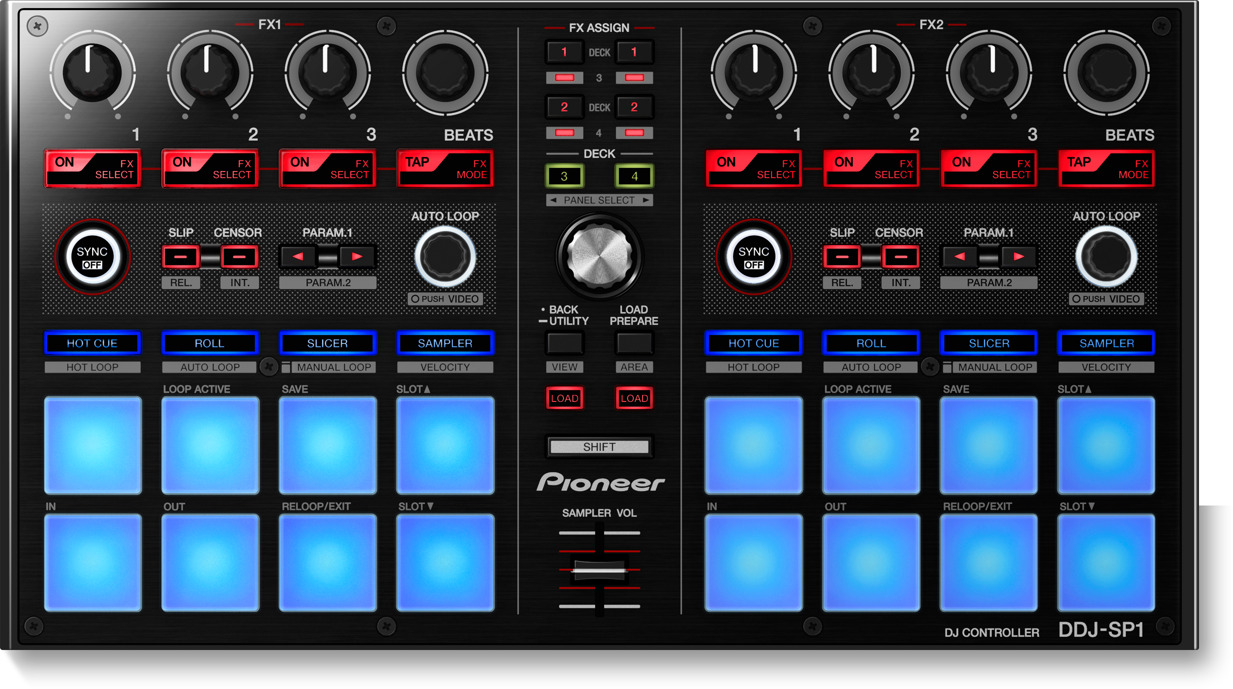 Pioneer DJ DDJ-SP1 Sub-Controller - Audio Shop Nepal