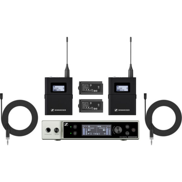 Sennheiser EW-DX MKE 2 Set Dual Lavalier Microphone System
