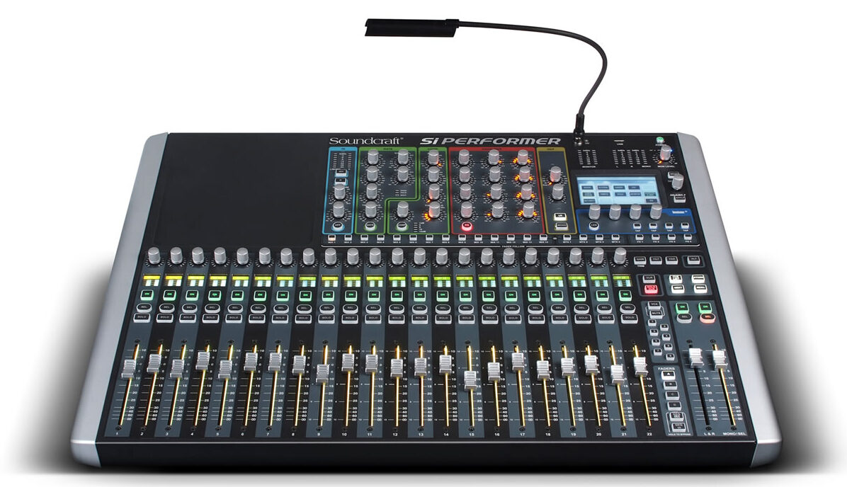 Soundcraft Si Performer 2 Digital Mixer with Gooseneck Lamp