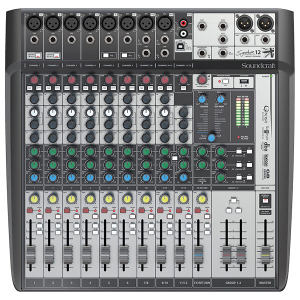 Soundcraft Signature 12MTK Mixer and Audio Interface with Effects