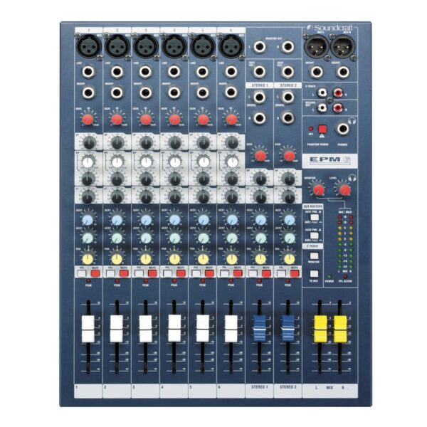 Soundcraft EPM6 8-channel Analog Mixer