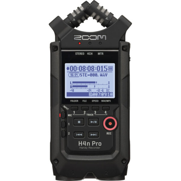 Zoom H4n Pro Handy Recorder- Black