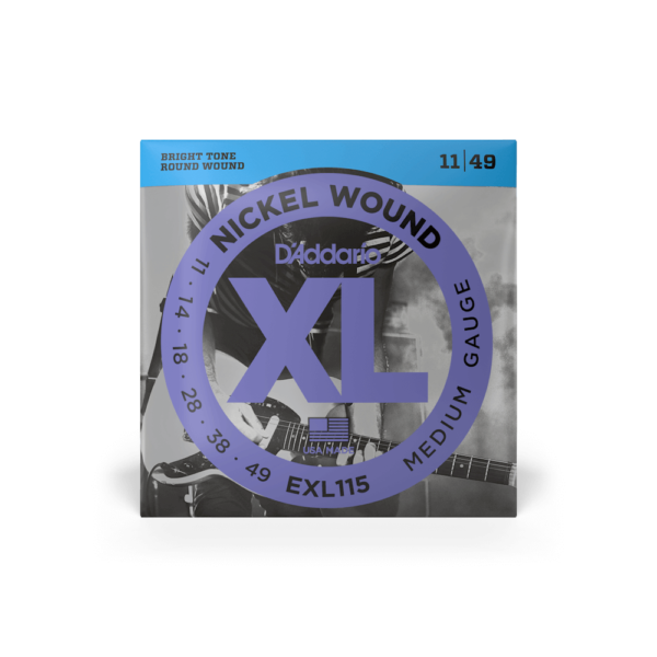 D'Addario EXL115 XL Nickel Wound Electric Guitar Strings - .011-.049 Medium