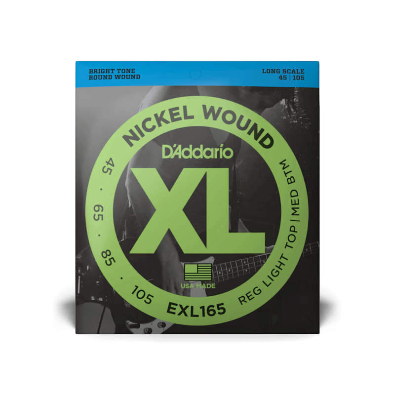 D'Addario EXL165 Nickel Wound Bass Guitar Strings