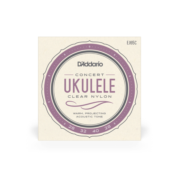 D'Addario EJ65C Nylon Ukulele Strings Concert