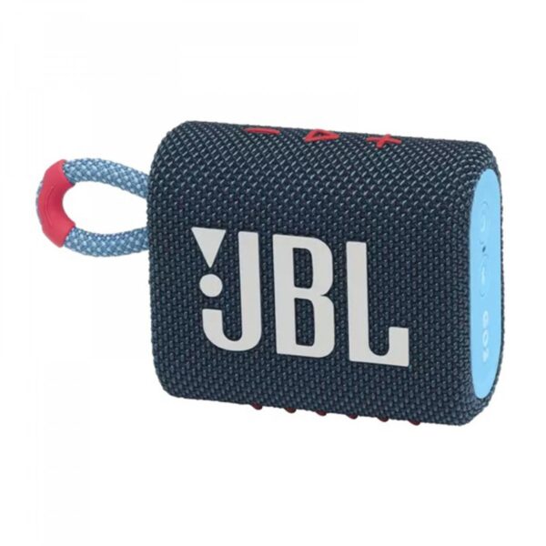 JBL GO3 PORTABLE BLUETOOTH SPEAKER - Blue/ Pink Rose