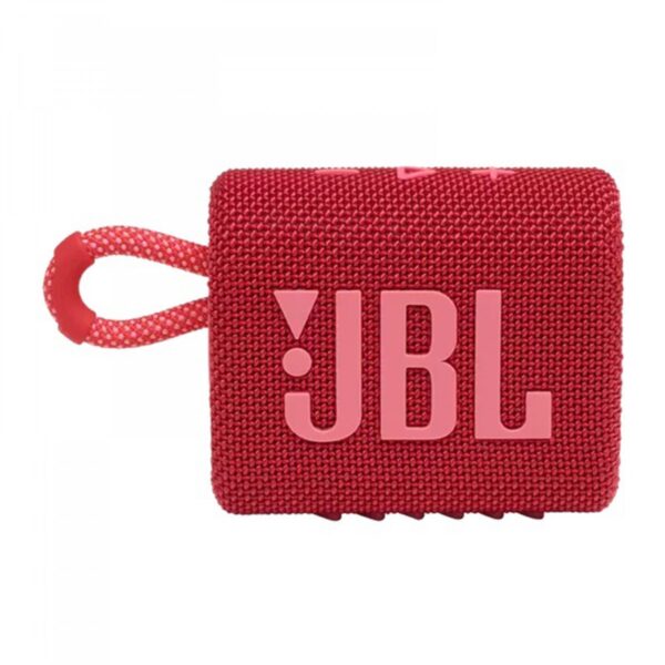 JBL GO3 PORTABLE BLUETOOTH SPEAKER- Red