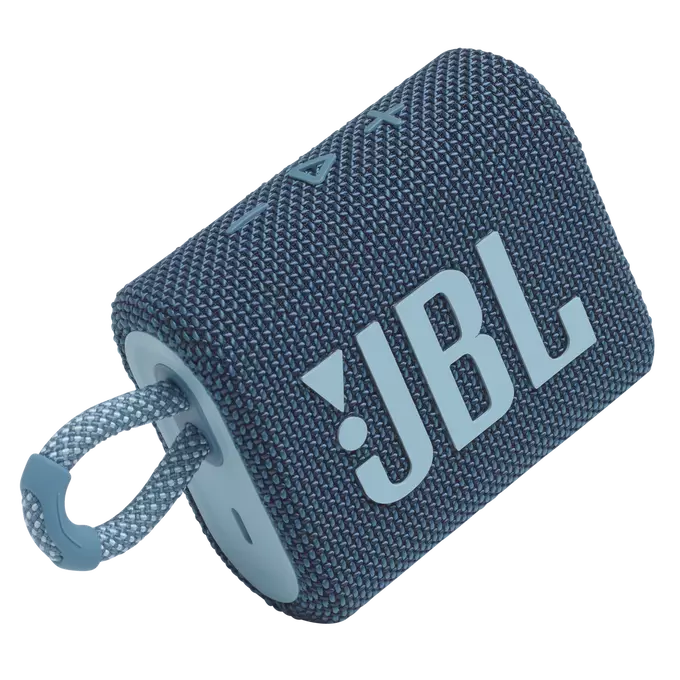 JBL GO3 PORTABLE BLUETOOTH SPEAKER-Blue - Audio Shop Nepal