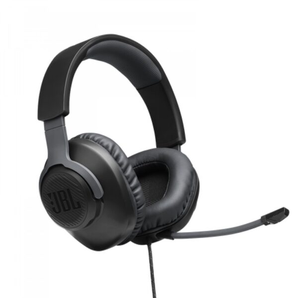 JBL Quantum 100 Wired Over-Ear Gaming Headset (Black)