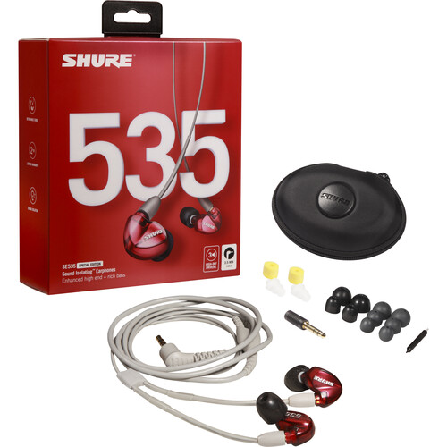 Shure SE535 Sound Isolating Earphones - Special Edition Red - Audio Shop  Nepal