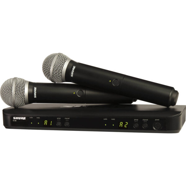 Shure BLX288/PG58 Dual Channel Wireless Microphone System