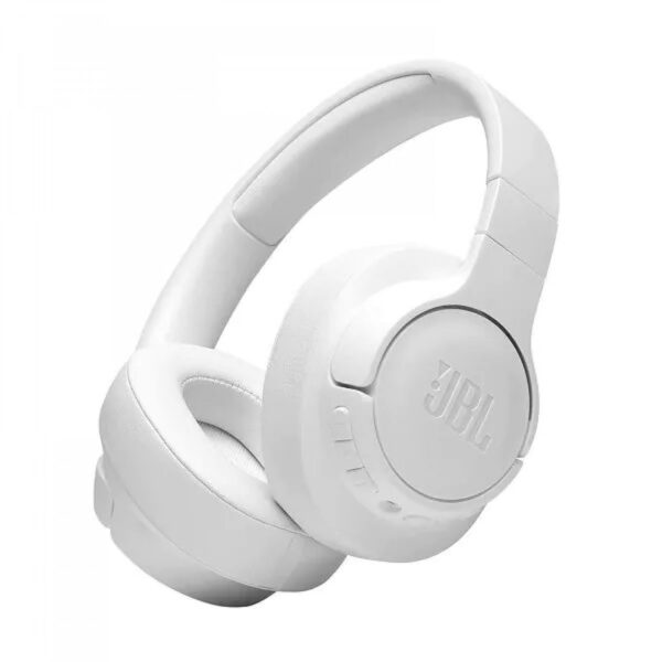 JBL Tune 760NC Noise-Canceling Wireless Over-Ear Headphones (White)