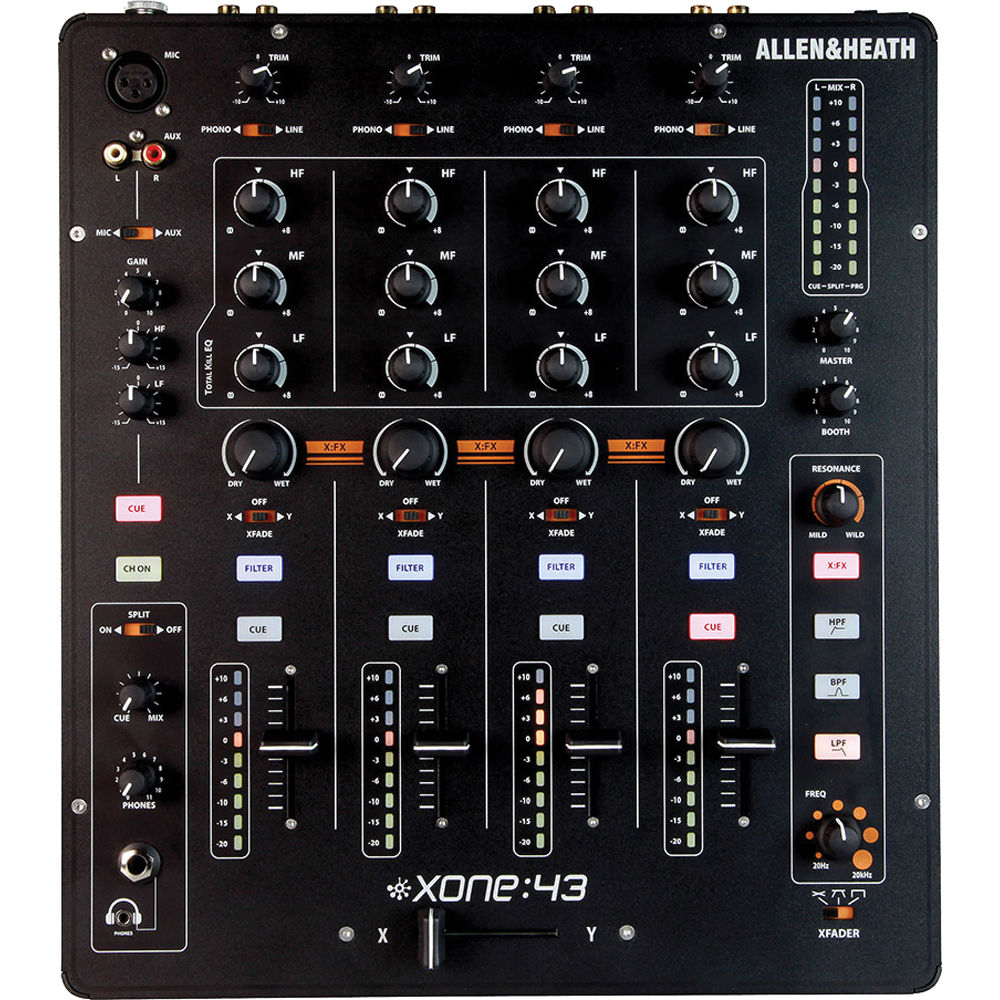 Allen & Heath Xone-43 DJ Mixer.,