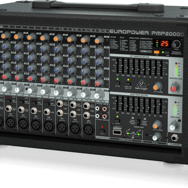 Behringer PMP2000D 2000W Powered Mixer- 14-channel