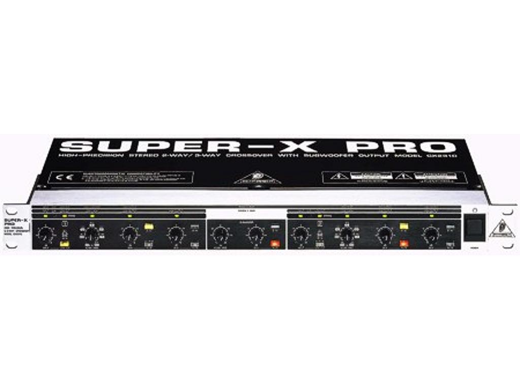 Behringer Super-X hotsell Pro CX2310 V2 Multi-channel Crossover with Subwoofer Output