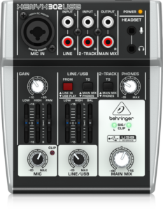 Behringer Xenyx 302USB Mixer with USB