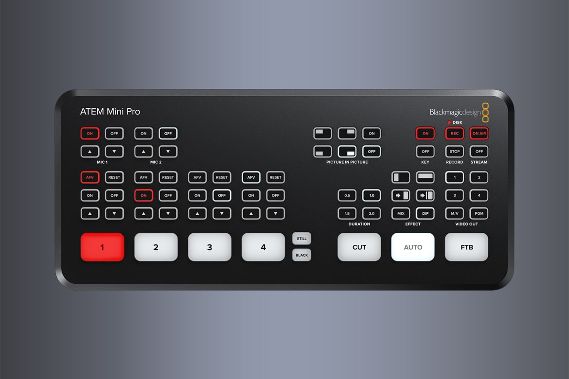 Switcher ATEM Mini Pro HDMI Live Stream Blackmagic Design