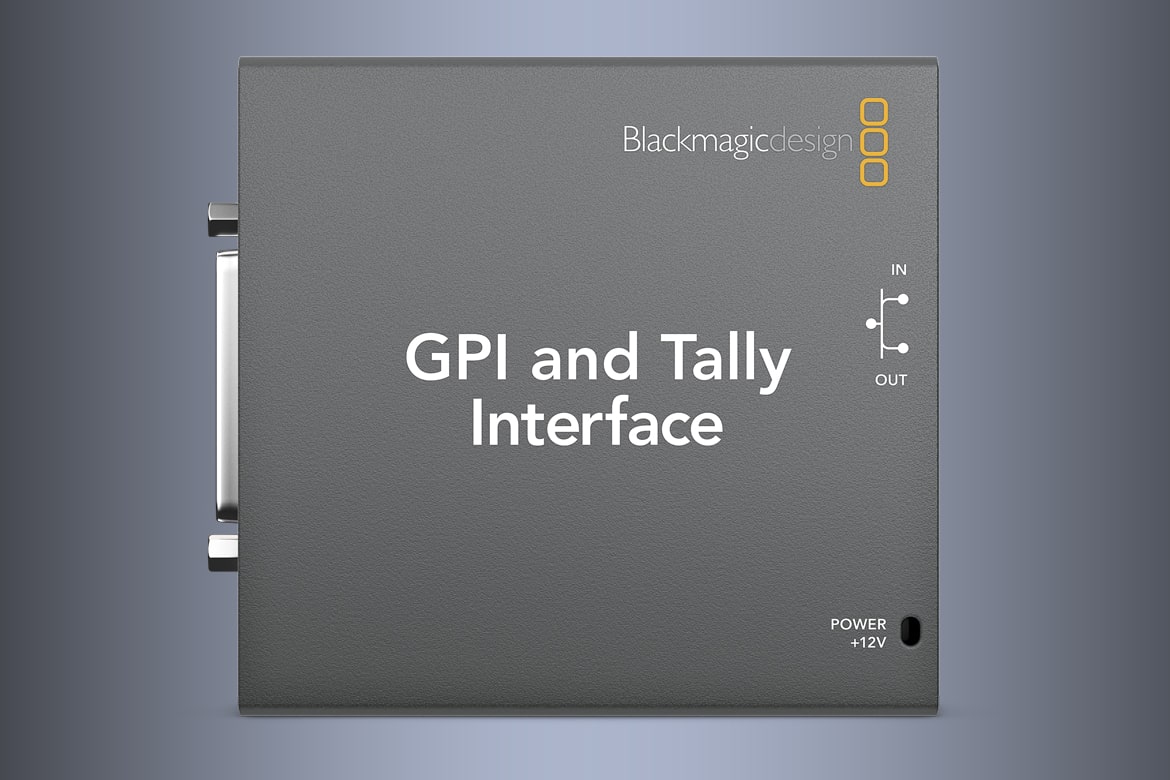 Blackmagic Design GPI & Tally Interface for ATEM Production Switchers -  Audio Shop Nepal