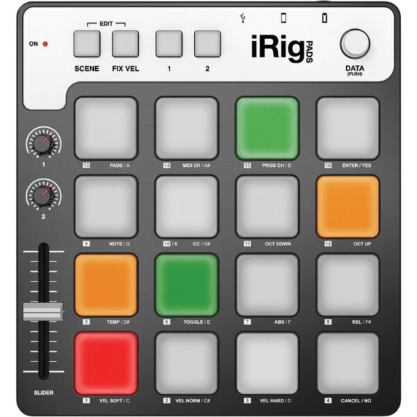 IK Multimedia iRig PADS Portable MIDI Groove Controller