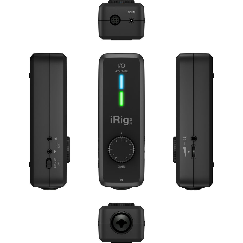 Condenser microphone and audio interface combined into one iRig