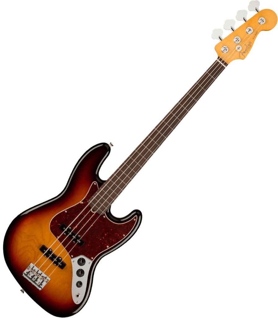 Fender American Professional II Jazz Bass Fretless - 3 Color Sunburst