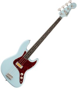 Fender Gold Foil Jazz Bass 4-string Bass Guitar - Sonic Blue