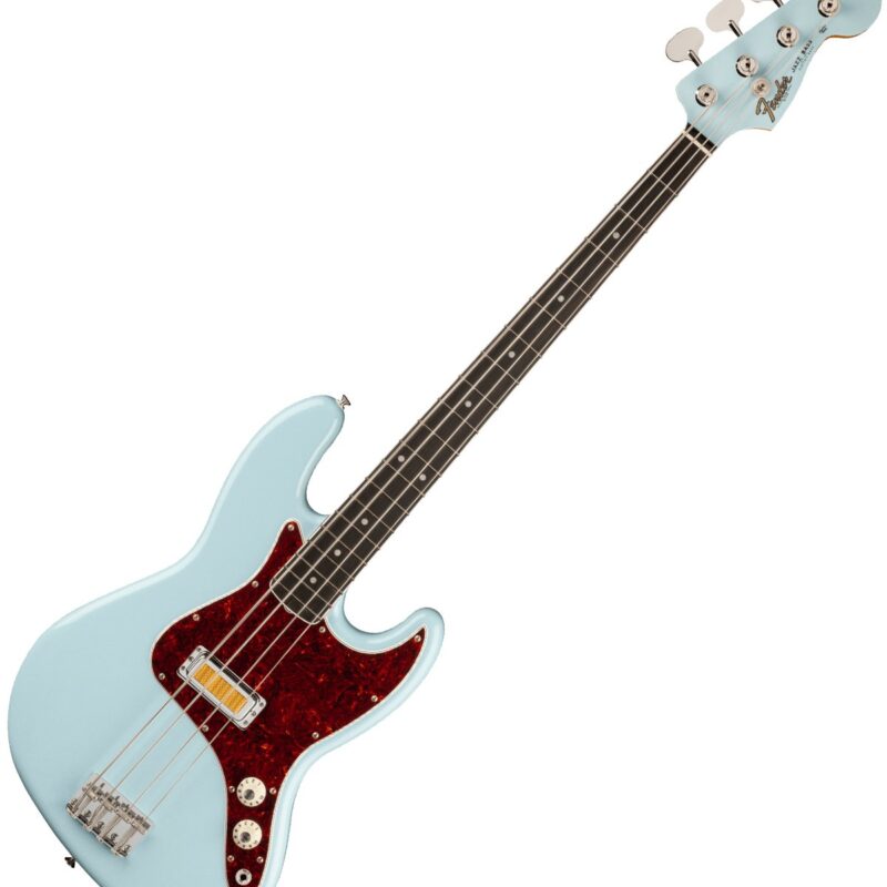 Fender Gold Foil Jazz Bass 4-string Bass Guitar - Sonic Blue