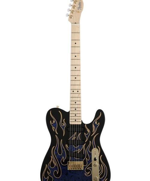 Fender James Burton Telecaster - Blue Paisley Flames