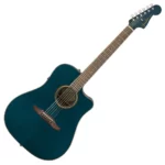 Fender Redondo Classic Acoustic-Electric Guitar Cosmic Turquoise.