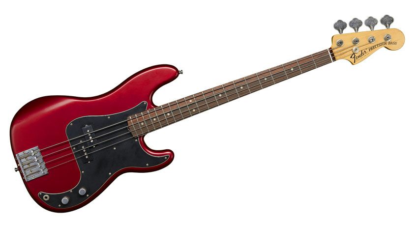 Fender Nate Mendel Precision Bass - Road Worn Candy Apple Red 