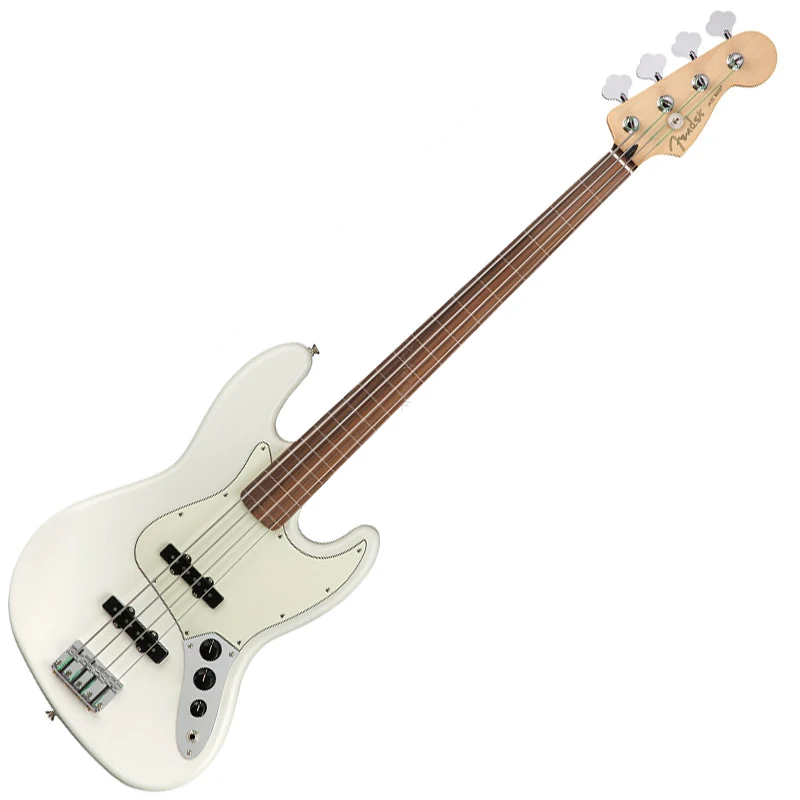 Fender Player Fretless Jazz Bass - Polar White with Pau Ferro 