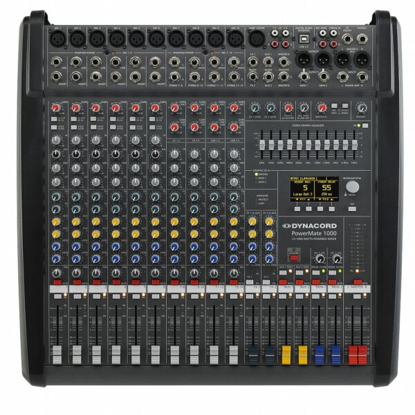 Dynacord PowerMate 600-3 8‑channel compact power‑mixer - Audio