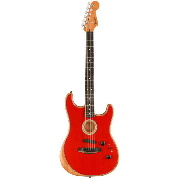 american acoustasonic® stratocaster® Dakota Red