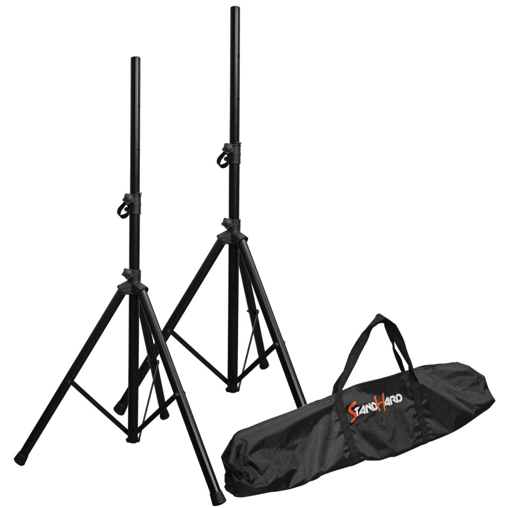 Bespeco – SH80NP – 2 Speaker Stands With Pouch