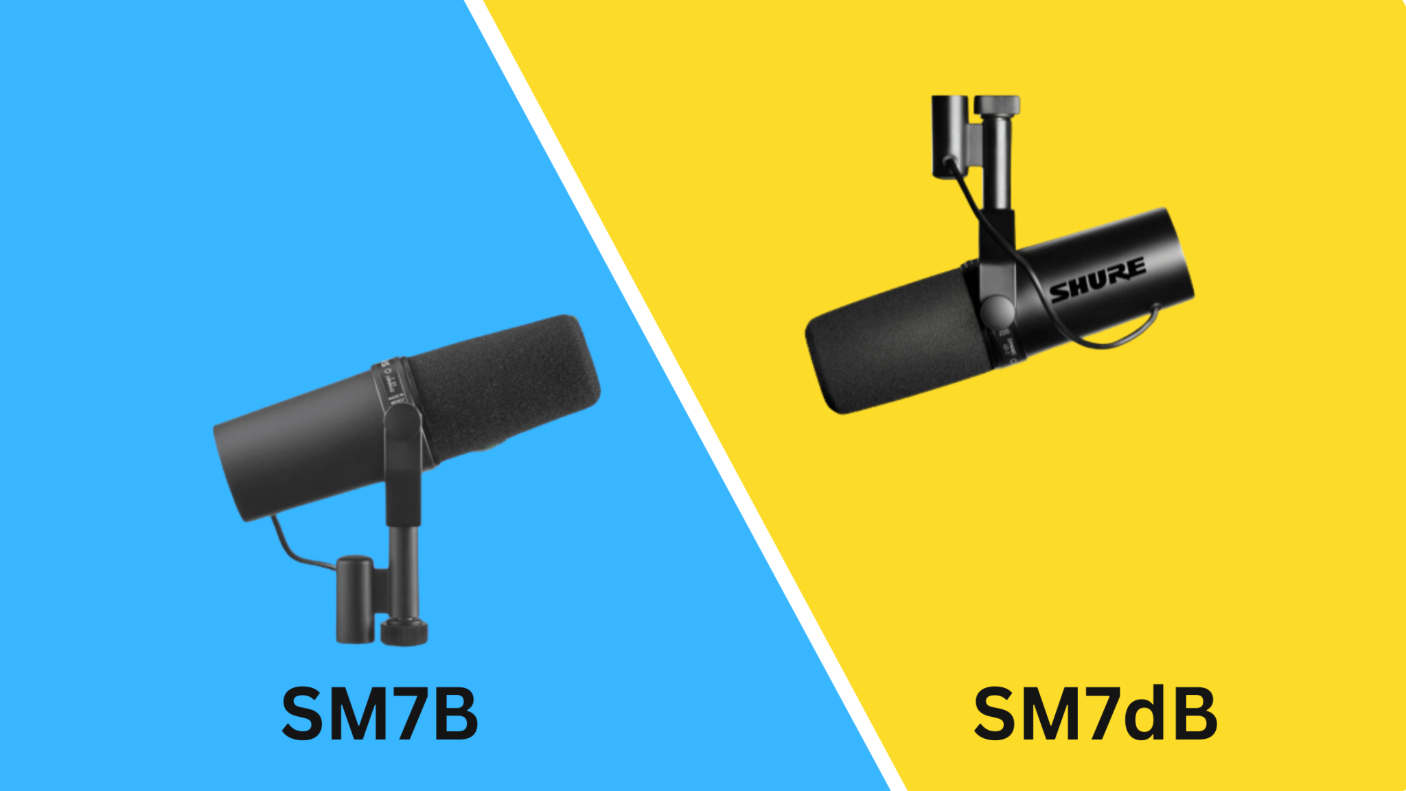 Shure SM7B Vs. SM7dB - Audio Shop Nepal