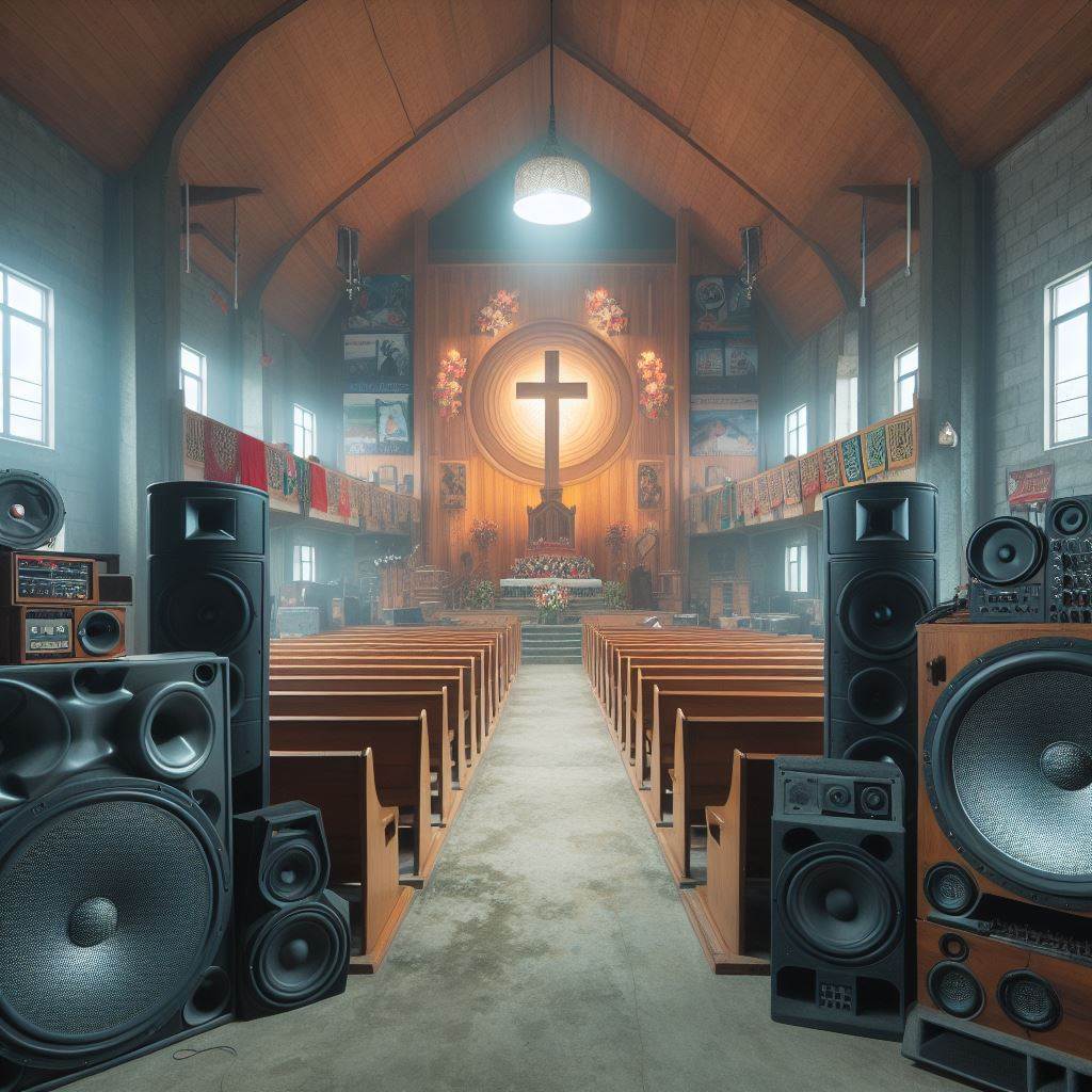 Speakers for Church in Nepal