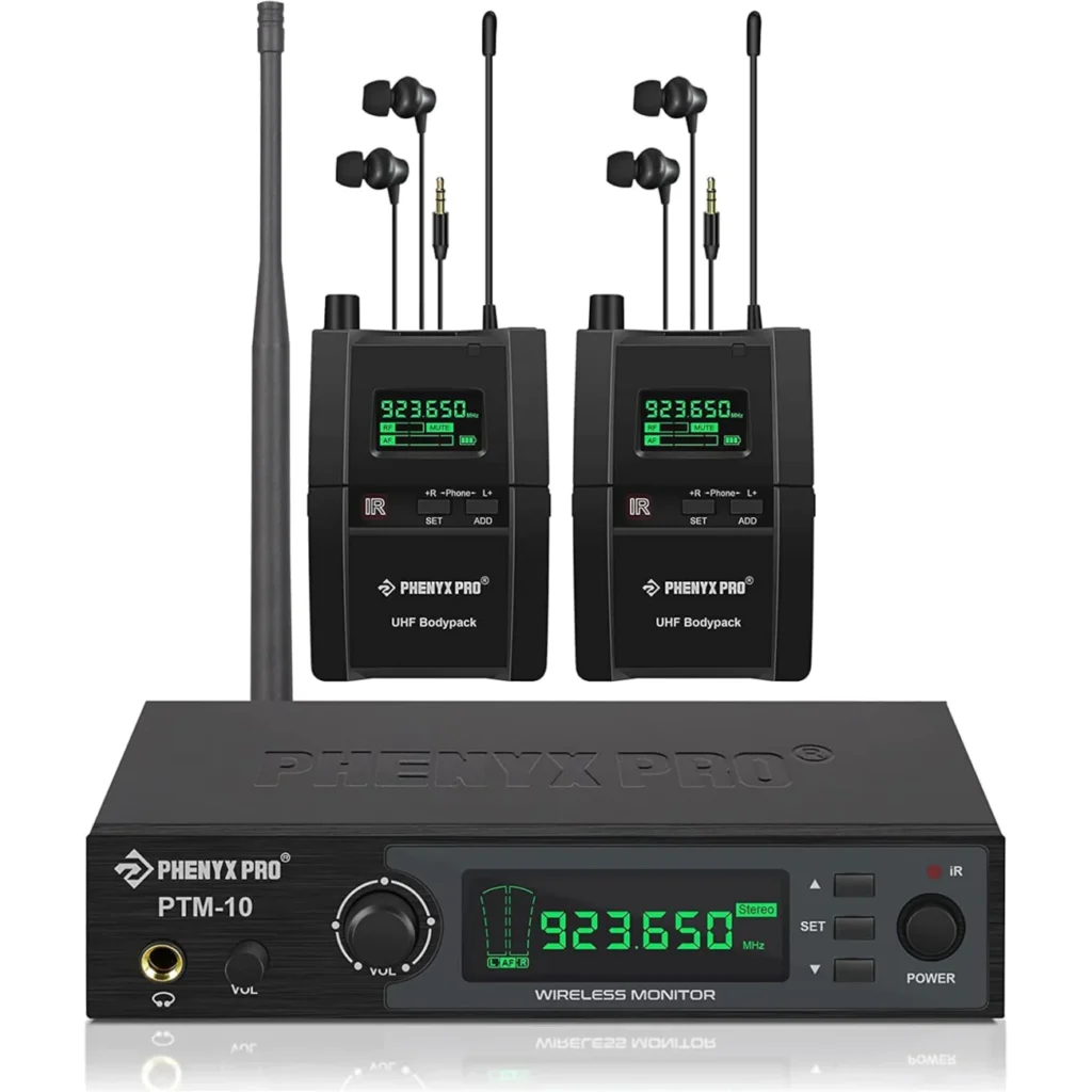 Phenyx Pro PTM-10 UHF Stereo Wireless In-Ear Monitor
