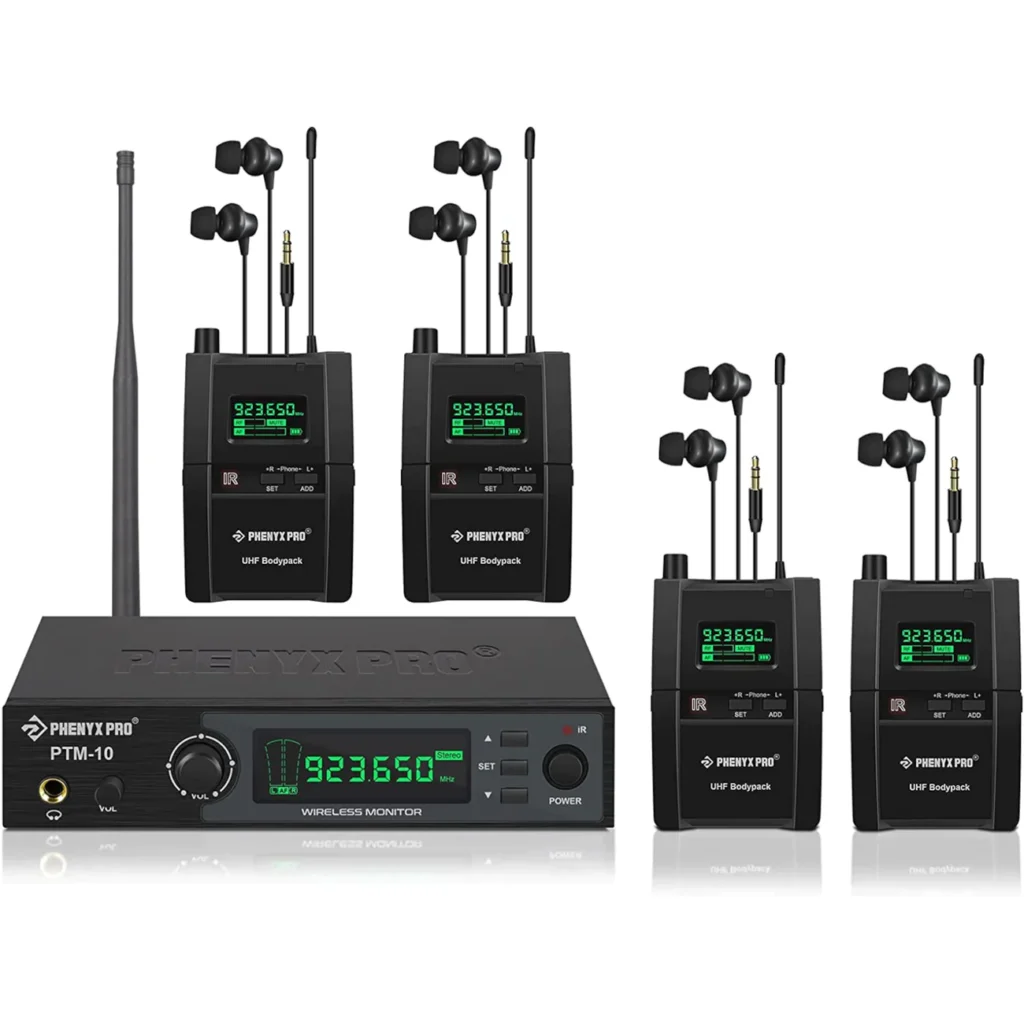 Phenyx Pro PTM-10 UHF Stereo Wireless In-Ear Monitor